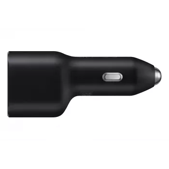 Cargador de coche Samsung EP-L4020 40W (entrada 12V) USB-C 25W+15W negro para smartphones