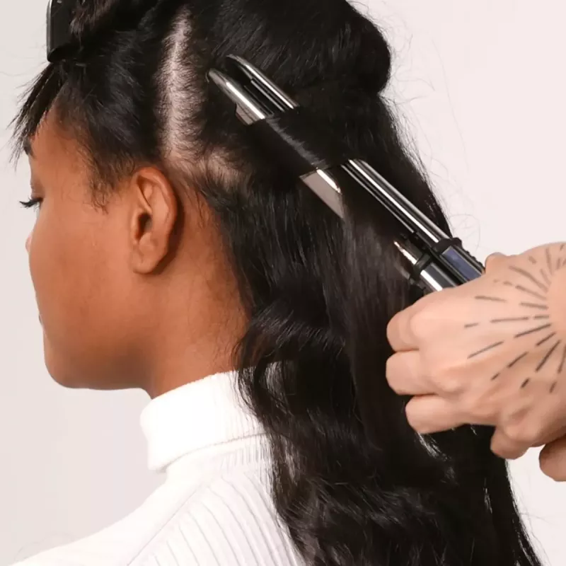 BaByliss Pro Elipsis 3000 plancha de pelo, 55 W, cable de 2,7 m, negra