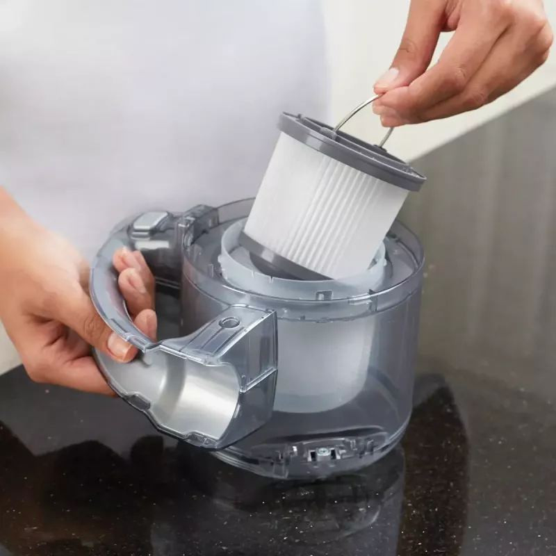 Black & Decker PD1820L-QW Flexi aspirador de mano, cromado