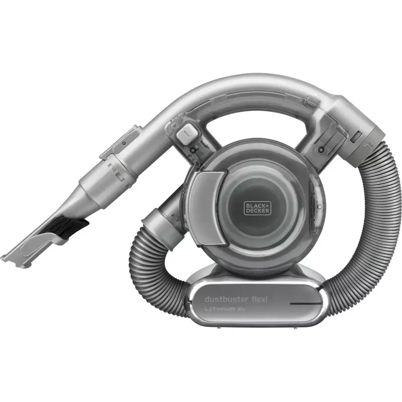Black & Decker PD1820L-QW Flexi aspirador de mano, cromado
