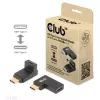 Set adaptador acodado USB Type-C Gen2, 2 uds. CLUB3D CAC-1528 — USB-C a USB-C, compatible con 4K@120Hz