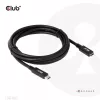 Cable alargador CLUB3D USB Gen1 Type-C 5 Gbit/s 60 W (20 V/3 A) 4K60Hz M/H 2 m/6,56 ft