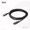 Cable alargador CLUB3D USB Gen1 Type-C 5 Gbit/s 60 W (20 V/3 A) 4K60Hz M/H 2 m/6,56 ft