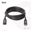 Cable alargador CLUB3D USB Gen1 Type-C 5 Gbit/s 60 W (20 V/3 A) 4K60Hz M/H 2 m/6,56 ft