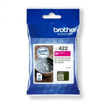 Brother LC422M cartucho de tinta 1 ud. Original Magenta