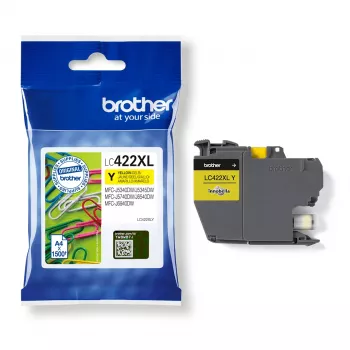 Brother LC-422XLY cartucho de tinta 1 ud. Original Amarillo