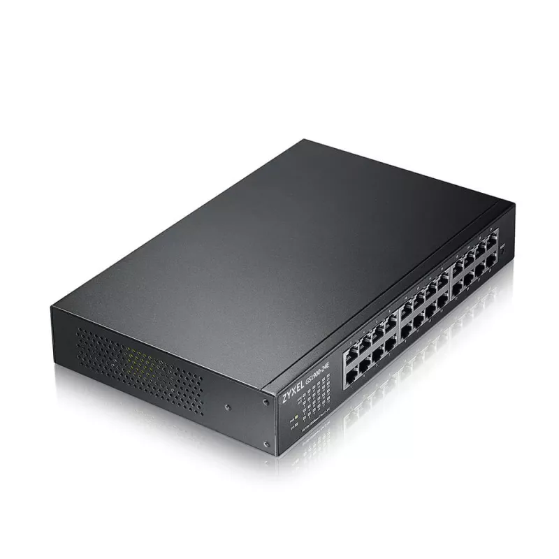 Zyxel GS1900-24E-EU0103F switch de red gestionado L2 Gigabit Ethernet (10/100/1000) 1U Negro