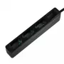 Alargador de corriente LogiLink LPS229B 1,5 m 3 tomas de CA para interiores Negro