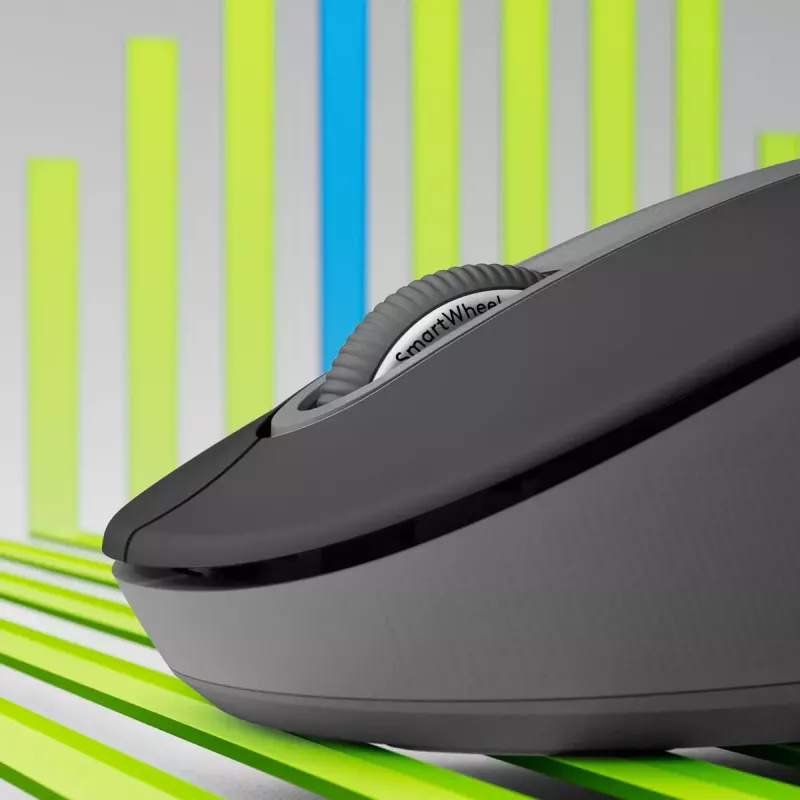 LOGITECH Signature M650 L ratón inalámbrico – Para manos grandes – Diestros – Grafito