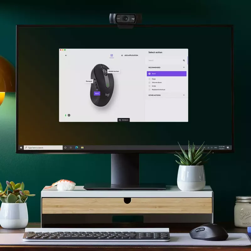 LOGITECH Signature M650 L ratón inalámbrico – Para manos grandes – Diestros – Grafito