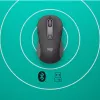 LOGITECH Signature M650 L ratón inalámbrico – Para manos grandes – Diestros – Grafito