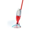 Fregona VILEDA Spray Max microfibra en seco y húmedo — cabezal de plástico, depósito de agua de 0,6 l, antibacteriana, blanco/rojo