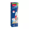 Fregona VILEDA Spray Max microfibra en seco y húmedo — cabezal de plástico, depósito de agua de 0,6 l, antibacteriana, blanco/rojo