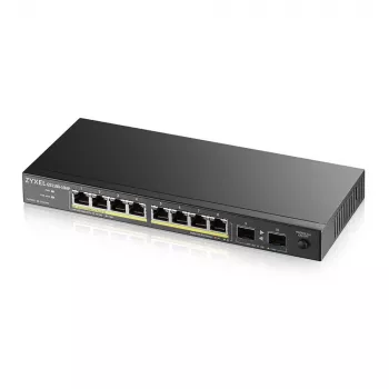 Zyxel GS1100-10HP v2 Gigabit Ethernet (10/100/1000) no gestionado Power over Ethernet (PoE) Negro