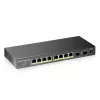 Zyxel GS1100-10HP v2 Gigabit Ethernet (10/100/1000) no gestionado Power over Ethernet (PoE) Negro