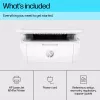 Impresora láser multifunción HP LaserJet MFP M140w — Monocromo, 20 ppm, 600×600 DPI, A4, Wi‑Fi, Ethernet, Blanco