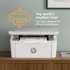 Impresora láser multifunción HP LaserJet MFP M140w — Monocromo, 20 ppm, 600×600 DPI, A4, Wi‑Fi, Ethernet, Blanco