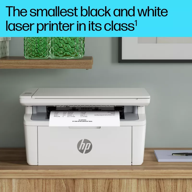 Impresora láser multifunción HP LaserJet MFP M140w — Monocromo, 20 ppm, 600×600 DPI, A4, Wi‑Fi, Ethernet, Blanco
