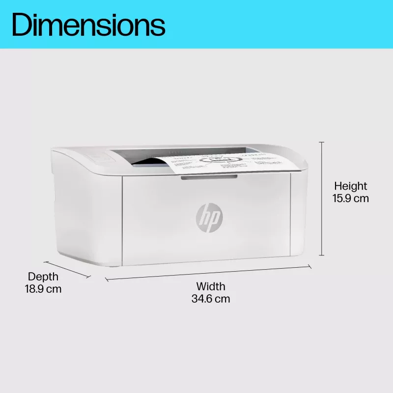 HP LaserJet M110w impresora, láser, 600 x 600 DPI, A4, 20 ppm, con red, Blanco