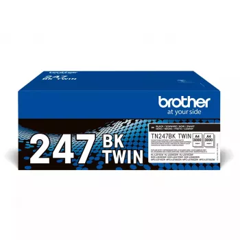 Tóner Brother TN247BK TWIN - 3000 páginas - Negro