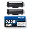 Tóner Brother TN2420 TWIN-Pack 3000 páginas Negro