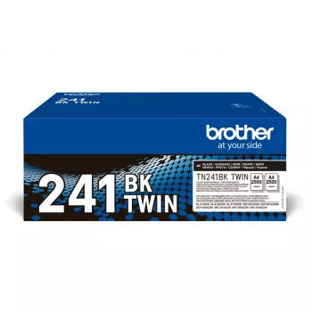 Tóner Brother TN241BK - 2000 páginas - Negro - pack de 2