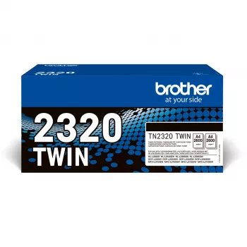 Cartucho de tóner Brother TN-2320TWIN 2600 páginas Negro