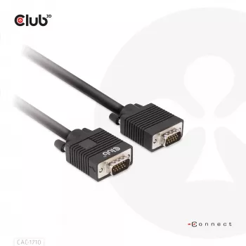 Cable VGA bidireccional M/M 10m/32,8ft CLUB3D CAC-1710