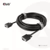 Club 3D CAC-1710 cable VGA HD-15 macho/macho, bidireccional, 10 m, 1080p, negro