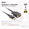 Cable DisplayPort a VGA M/M CLUB3D CAC-1012 2m