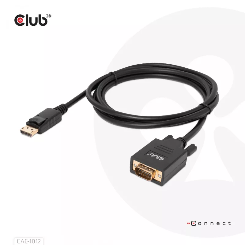 Cable DisplayPort a VGA M/M CLUB3D CAC-1012 2m