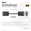 Cable VGA bidireccional M/M 3 m 28AWG CLUB3D CAC-1703