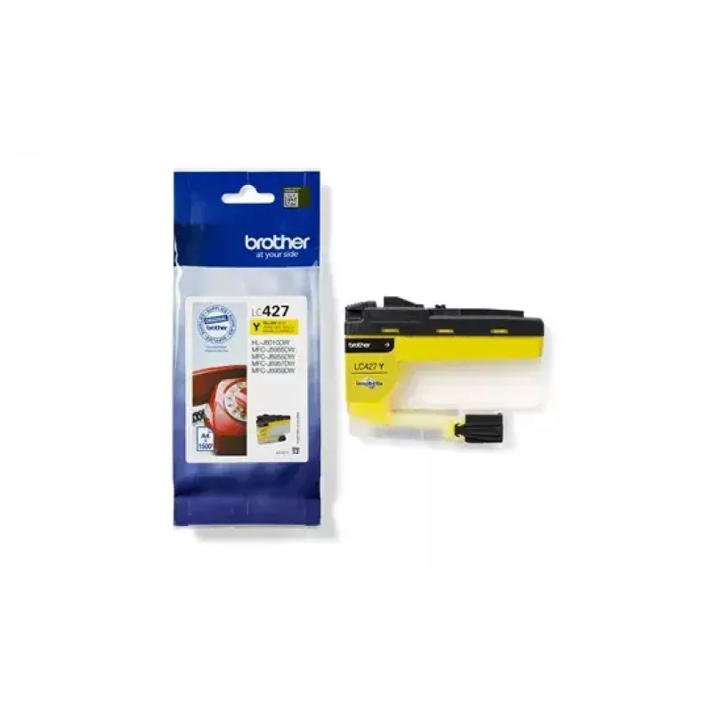 Cartucho de tinta Brother LC-427Y 1 ud. original amarillo