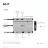 Hub USB Gen1 Type-C 9 en 1 CLUB3D con HDMI, VGA, 2x USB Gen1 Type-A, RJ45, ranuras para tarjetas SD/Micro SD y conector hembra USB Gen1 Type-C