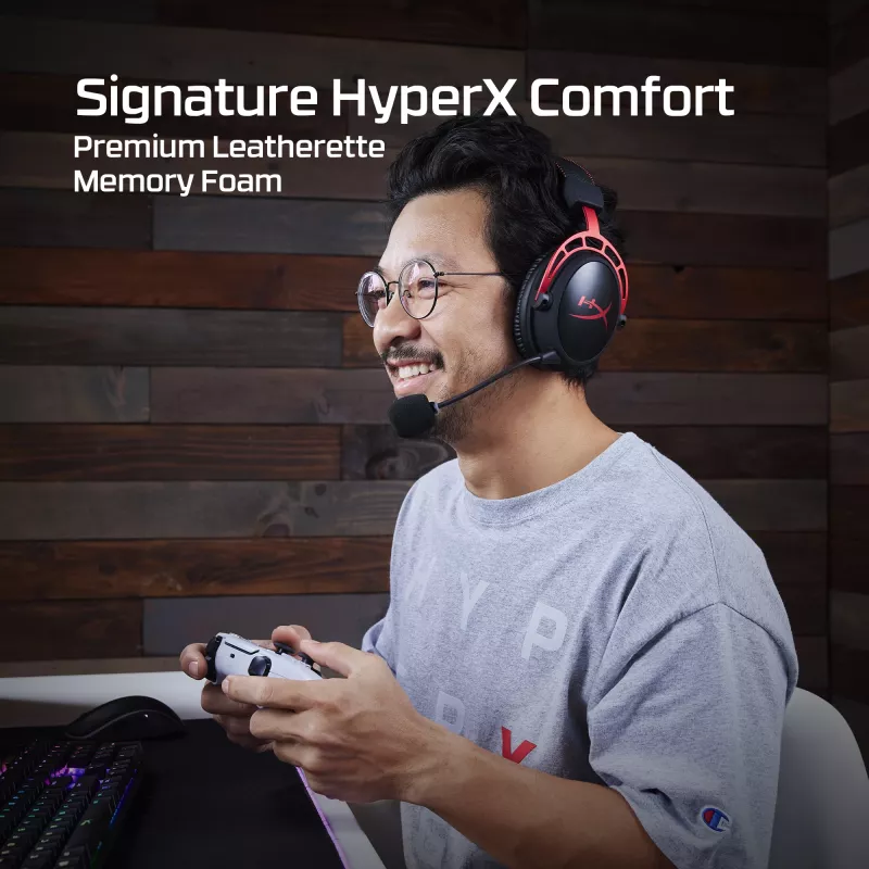 Auriculares gaming HyperX Cloud Alpha - (negro-rojo)