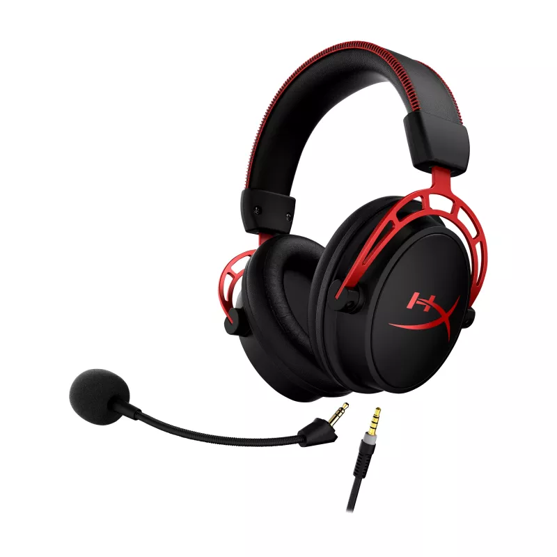 Auriculares gaming HyperX Cloud Alpha - (negro-rojo)