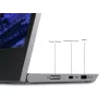 Monitor Lenovo L15 15,6 pulgadas LED IPS Full HD 1920×1080, 60 Hz, 14 ms, 250 cd/m², USB-C PD 65 W, VESA, altura ajustable