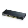 Zyxel GS1900-10HP Managed L2 Gigabit Ethernet (10/100/1000) Power over Ethernet (PoE) negro