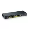 Zyxel GS1900-10HP Managed L2 Gigabit Ethernet (10/100/1000) Power over Ethernet (PoE) negro