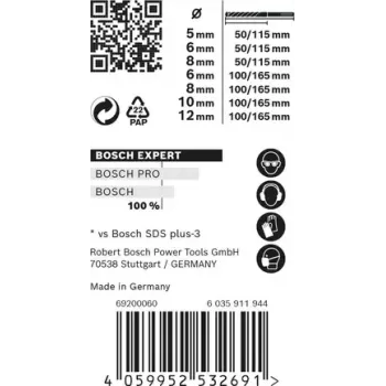 Juego de brocas Bosch Expert 2 608 900 195 7 uds.