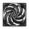 ARCTIC P12 Slim PWM PST ventilador de caja 120 mm, pack de 3, negro