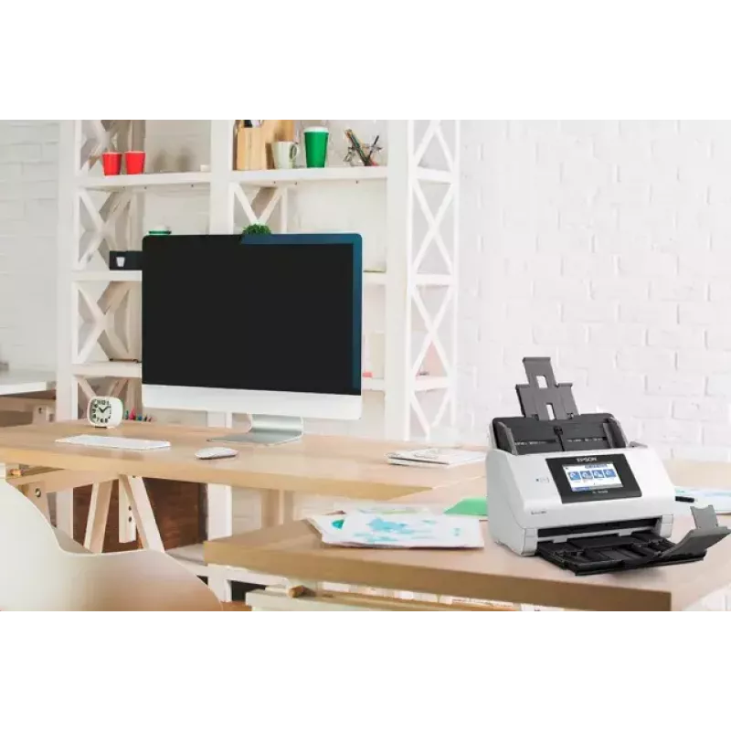 Escáner de alimentación Epson WorkForce DS-790WN 600 x 600 DPI A4 negro, blanco