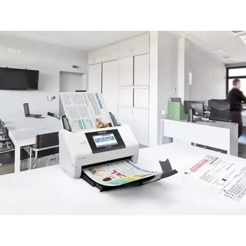 Escáner de alimentación Epson WorkForce DS-790WN 600 x 600 DPI A4 negro, blanco
