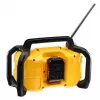 Radio portátil DeWALT DCR029-QW DAB FM, alimentación por red/CC, Bluetooth, función de carga USB, pantalla, negro/amarillo
