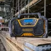 Radio portátil DeWALT DCR029-QW DAB FM, alimentación por red/CC, Bluetooth, función de carga USB, pantalla, negro/amarillo