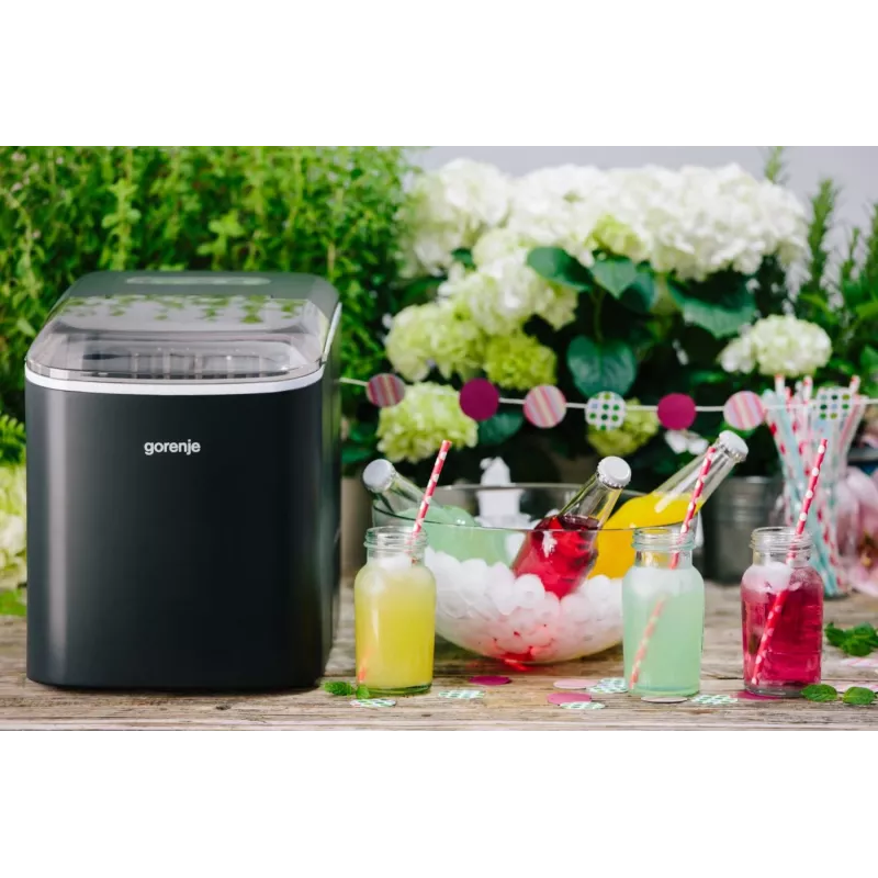 Gorenje IMC1200B máquina de cubitos de hielo, 120 W, 2,2 l, negra