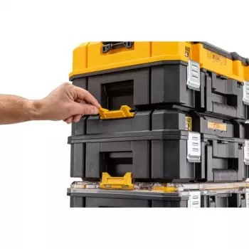Organizador de herramientas DeWalt DWST82968-1, policarbonato, 7,8 l, con cierre, impermeable, negro