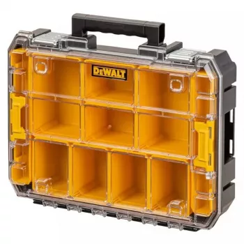 Organizador de herramientas DeWalt DWST82968-1, policarbonato, 7,8 l, con cierre, impermeable, negro