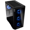 Caja de PC Kolink Observatory Z Midi Tower — compatible con ATX, 3x120 mm frontal, 1x120 mm trasero, 245×465×495 mm, negra
