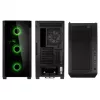 Caja de PC Kolink Observatory Z Midi Tower — compatible con ATX, 3x120 mm frontal, 1x120 mm trasero, 245×465×495 mm, negra